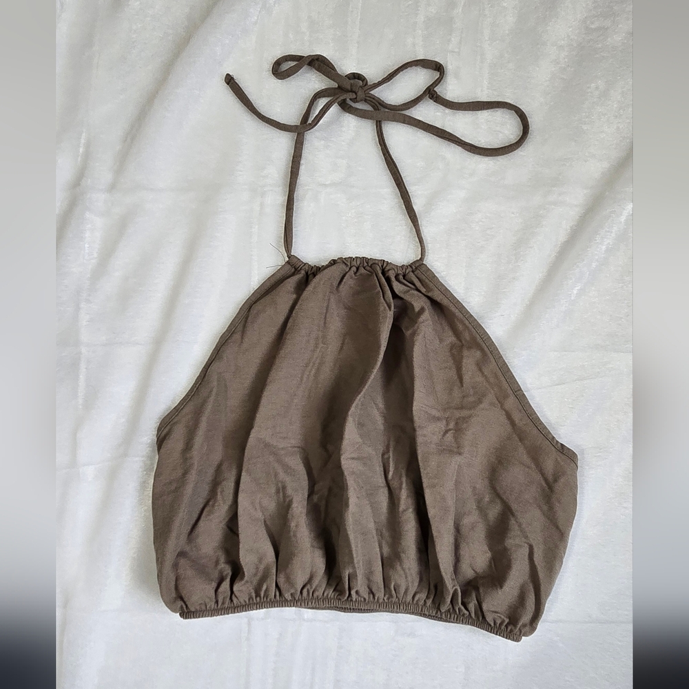 Zara Beige Casual Pants
